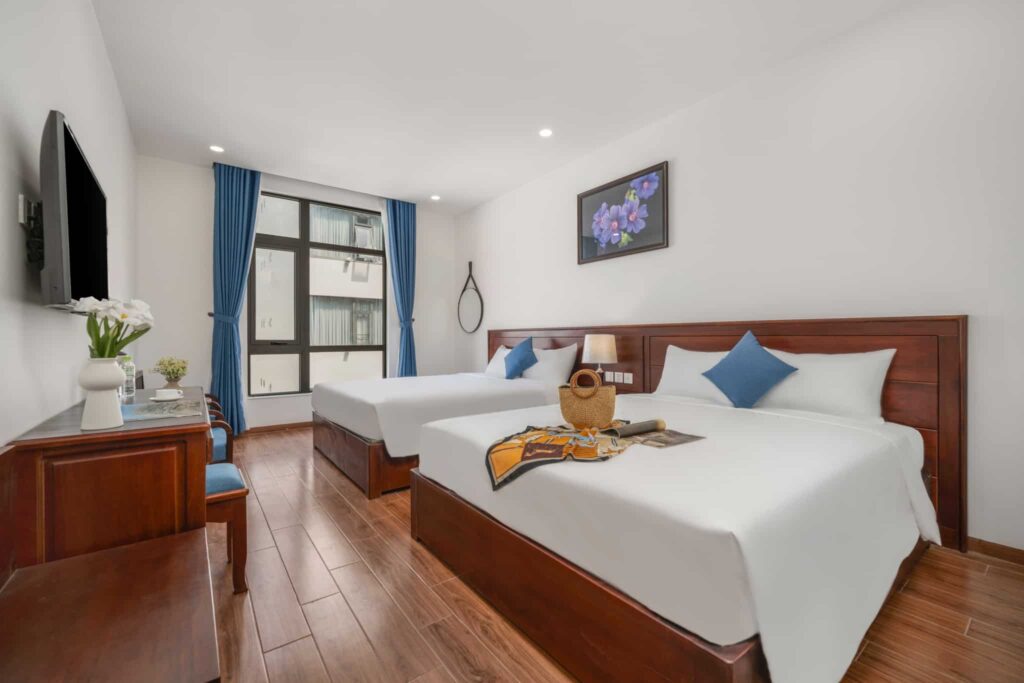 Không gian phòng sạch sẽ, tiện nghi tại Sea Near Me Hotel – khách sạn giá rẻ qua đêm Đà Nẵng