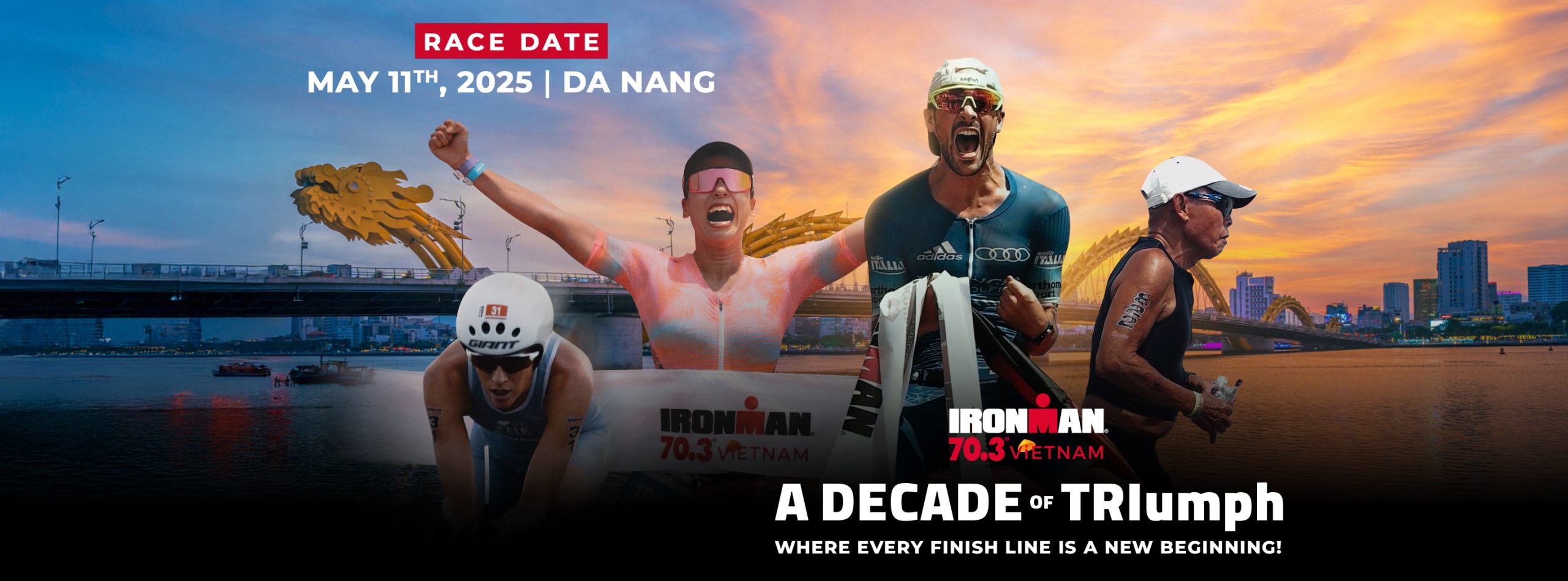 Sự kiện VinFast IRONMAN 70.3 Vietnam 2025 Được Tổ Chức Tại Đà Nẵng