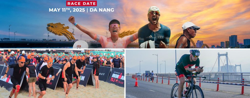 Sự kiện VinFast IRONMAN 70.3 Vietnam 2025 Được Tổ Chức Tại Đà Nẵng