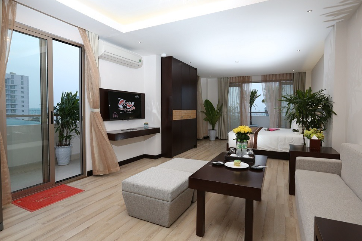 Dana Pearl Hotel thu hút du khách ngay từ ánh nhìn đầu tiên bởi kiến trúc tinh tế và phong cách sang trọng