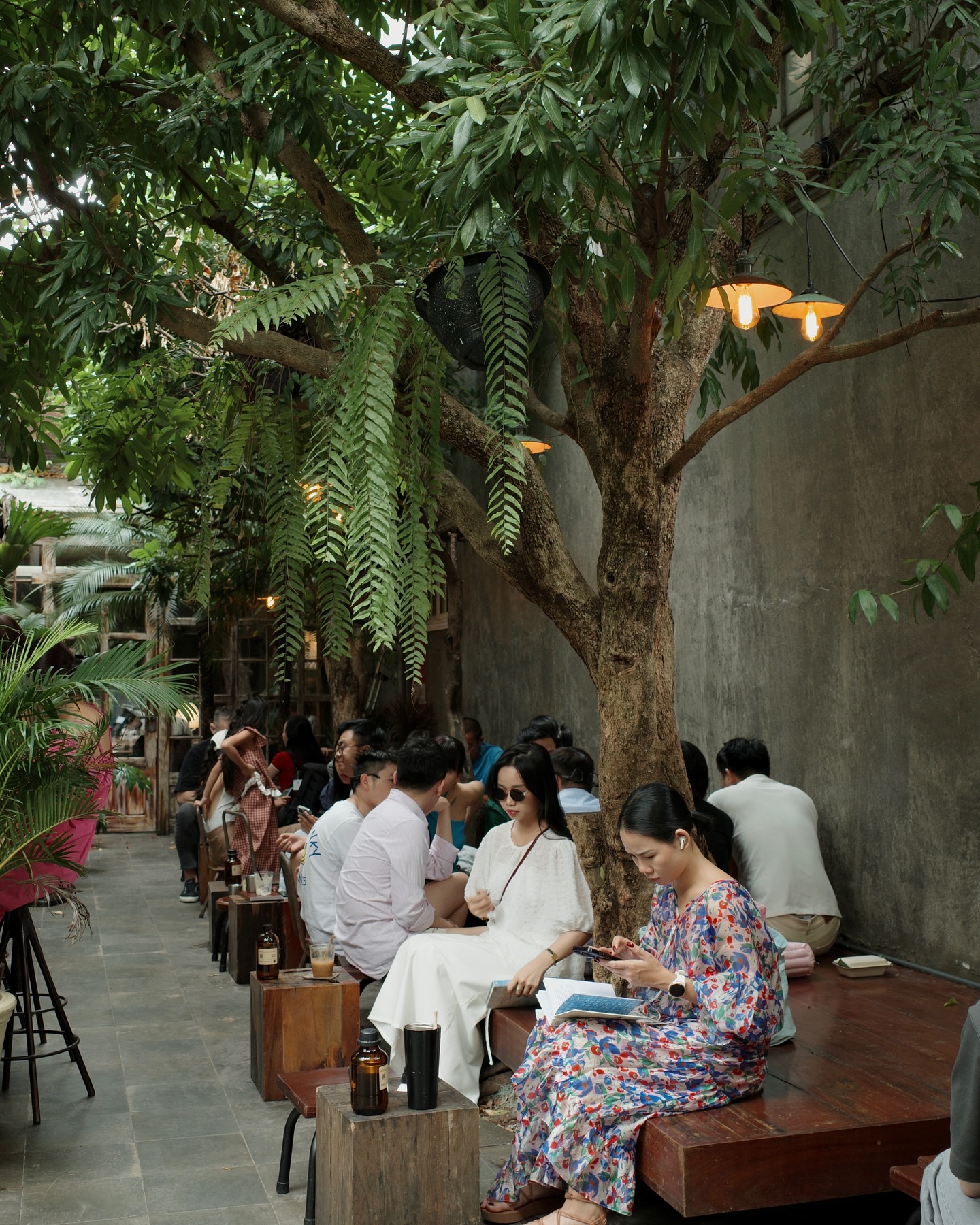 Không gian sân vườn