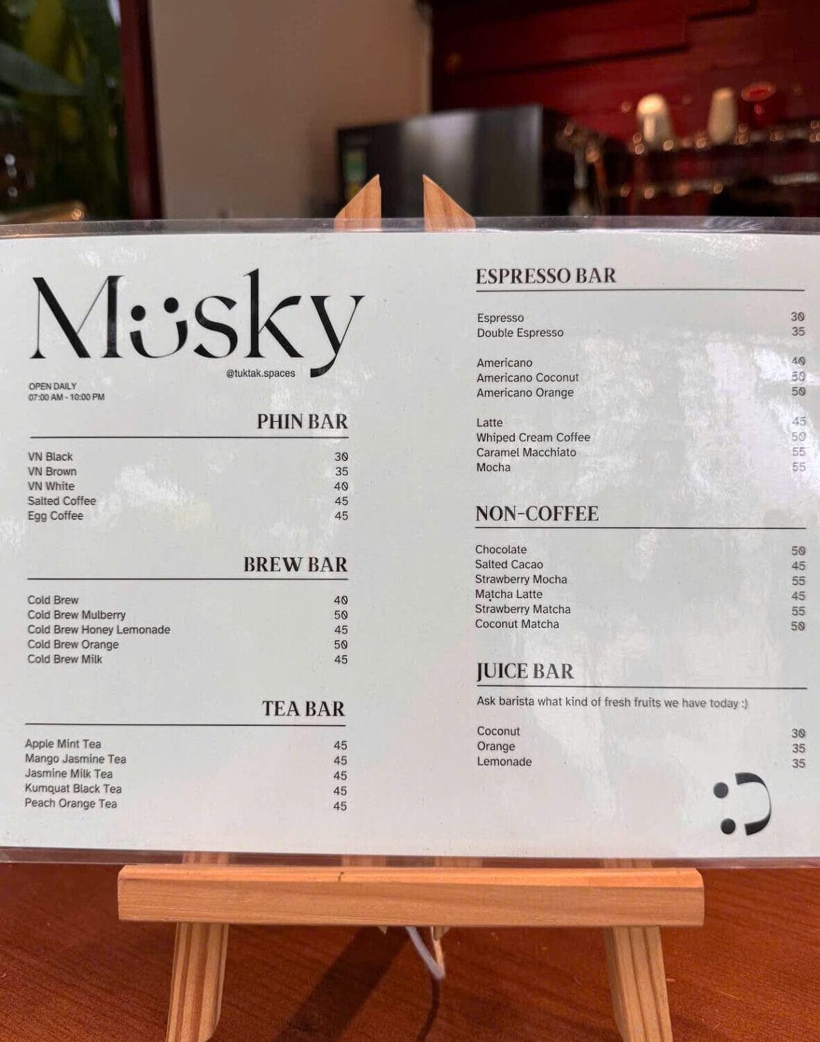 Musky – Slow Bar & Bakery