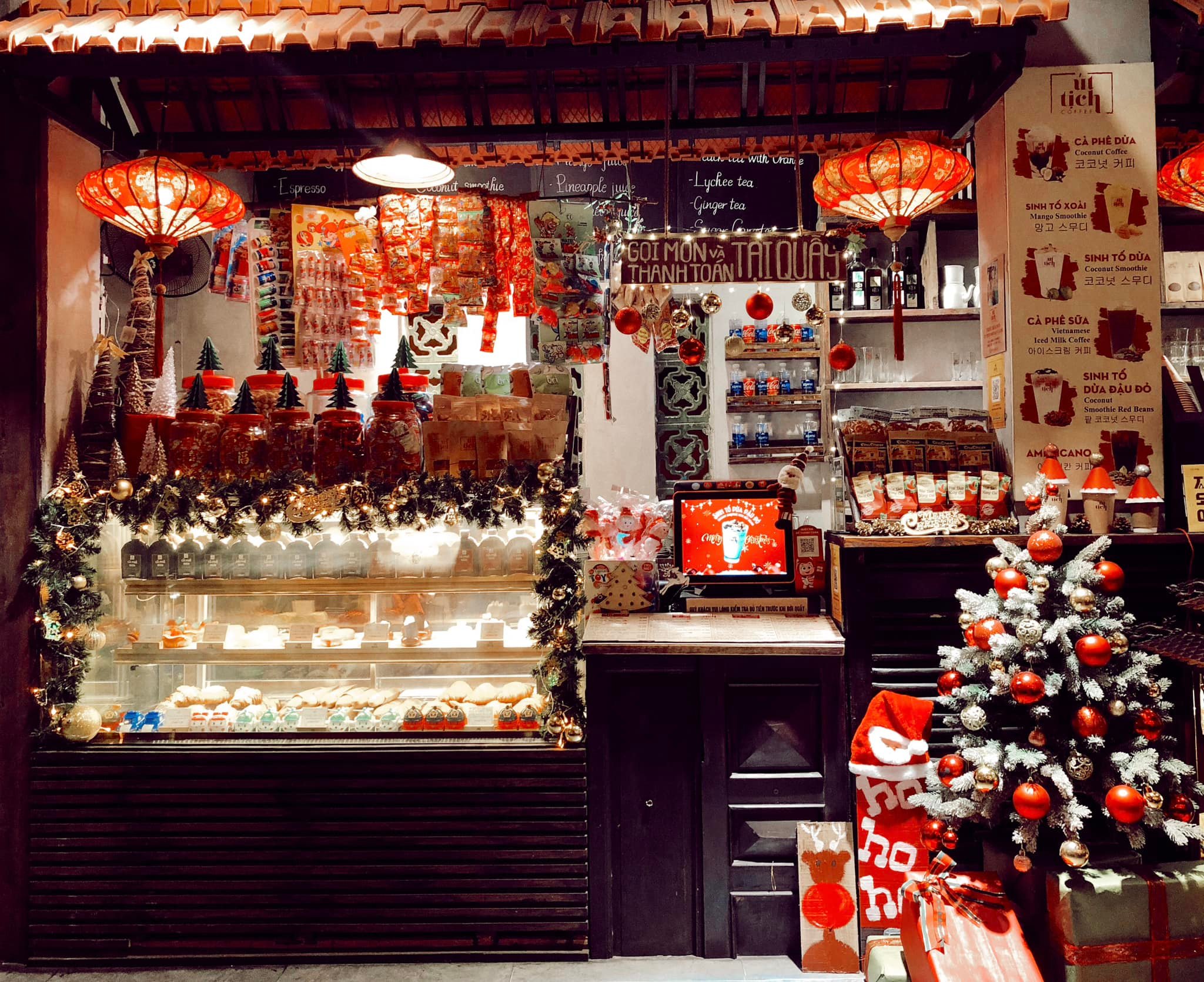 Menu tại Út Tịch