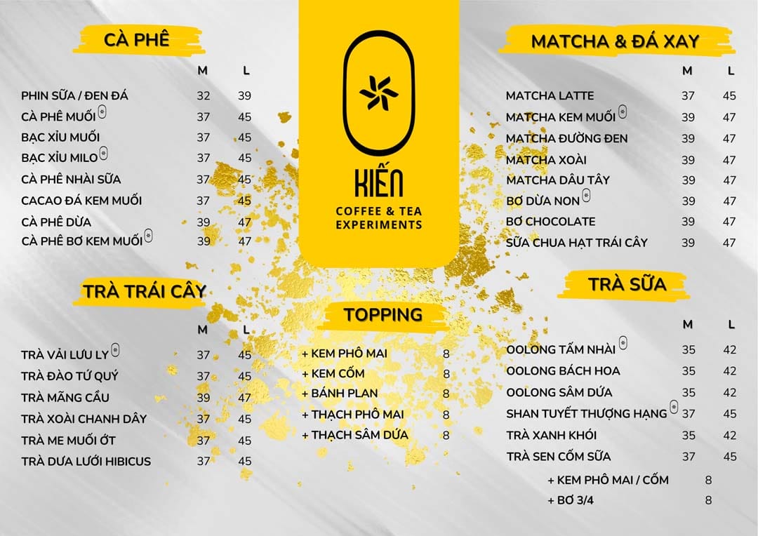 Kiến Coffee & Tea Experiments