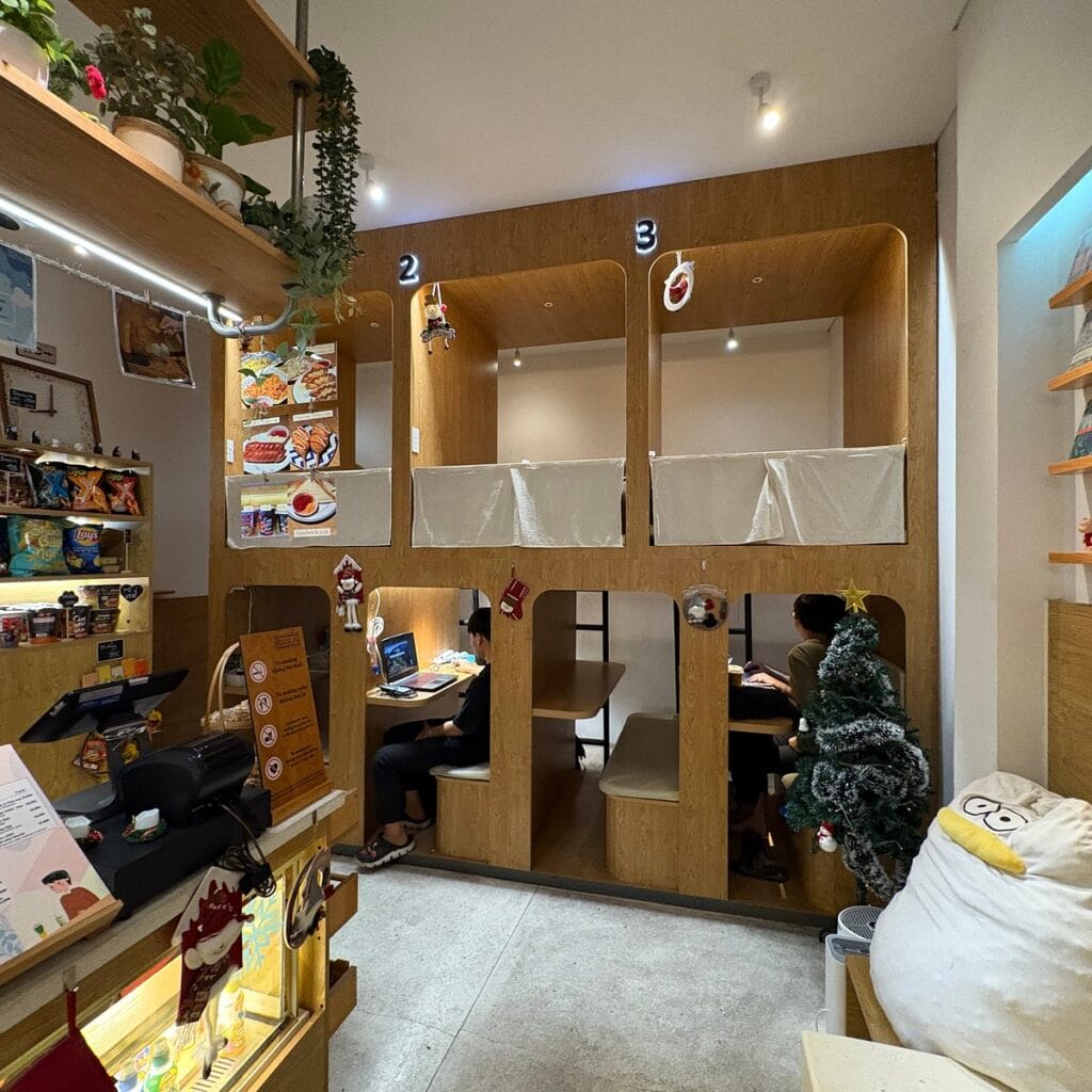 Không gian trải nghiệm tại Đây là – Photobooth Coffee & Bed ở Đà Nẵng