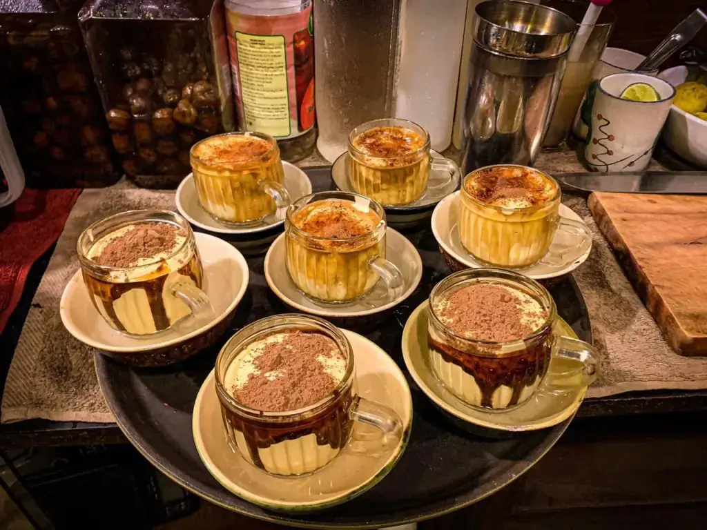 Thực đơn của quán