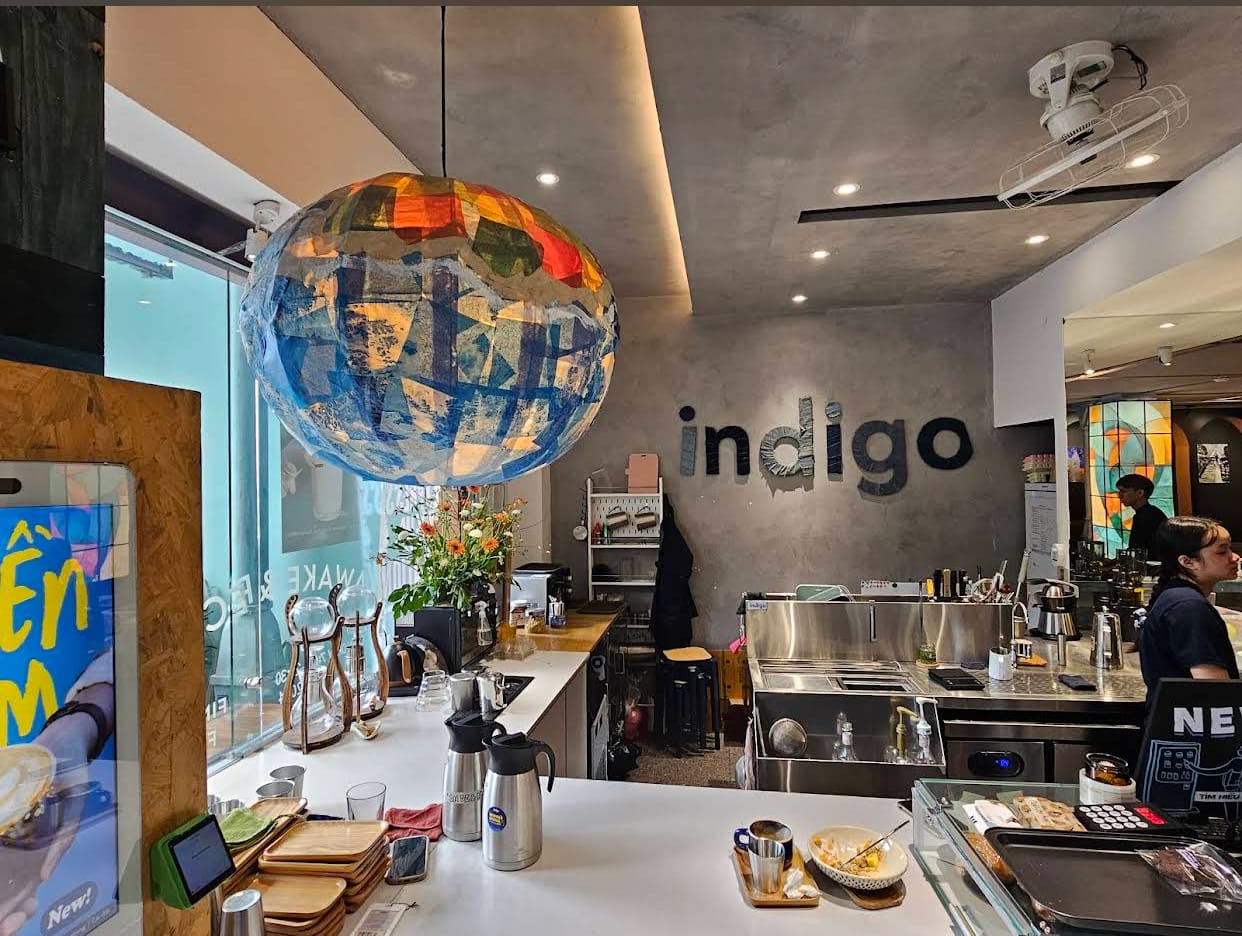 Indigo - quán cafe đường Trần Quốc Toản Đà Nẵng
