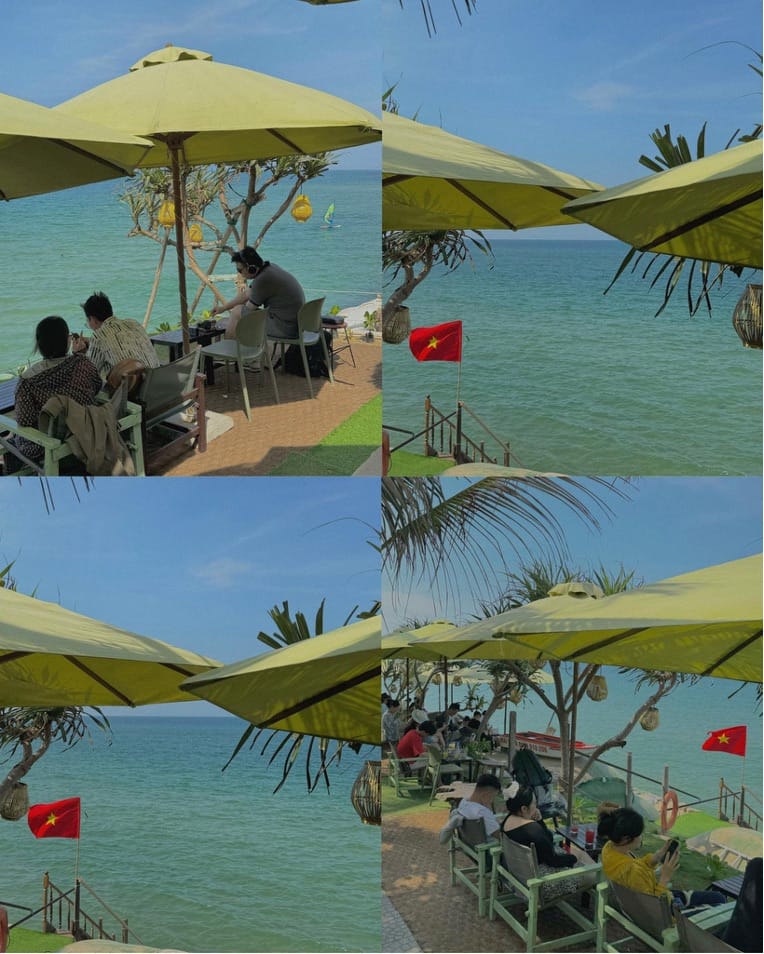 Quán cafe Hội An view đẹp tại Sound Of Silence Coffee Shop nhìn ra biển