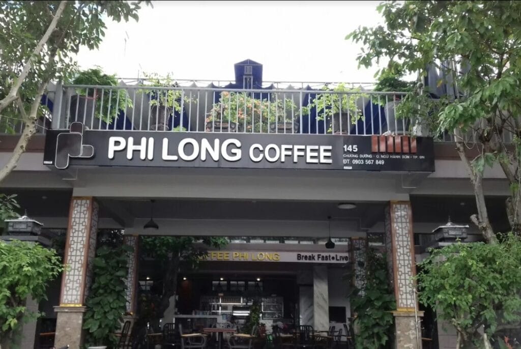Quán Coffee Phi Long ở đường Chương Dương Đà Nẵng 